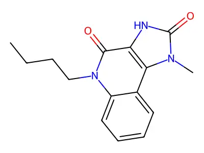 1H-Imidazo(4,5-c)quinoline-2,4-dione, 3,5-dihydro-5-butyl-1-methyl- structure