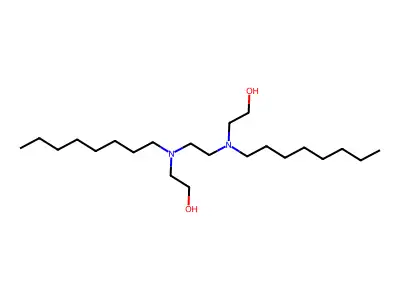2-({2-[(2-Hydroxyethyl)octylamino]ethyl}octylamino)ethan-1-ol structure