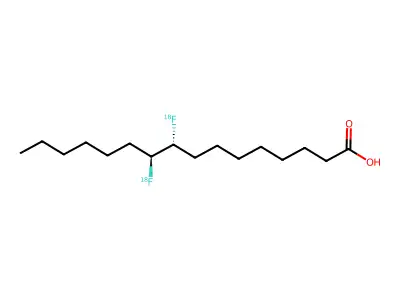 9,10-二氟棕榈酸 structure