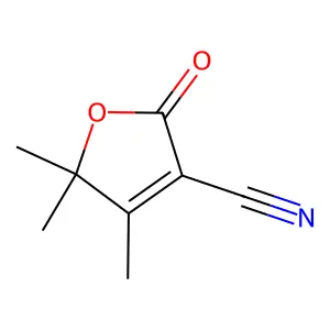 4,5,5-Trimethyl-2-oxo-2,5-dihydrofuran-3-carbonitrile structure