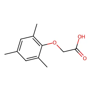 2-(2,4,6-Trimethylphenoxy)acetic acid structure