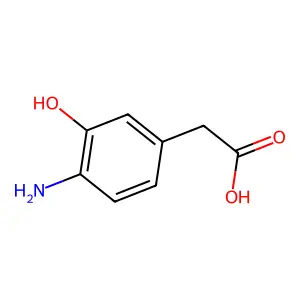4-氨基-3-羟基苯乙酸 structure