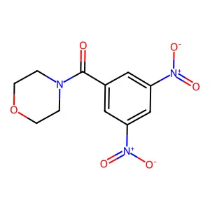 4-(3,5-Dinitrobenzoyl)morpholine structure