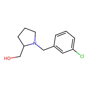(S)-(1-(3-Chlorobenzyl)pyrrolidin-2-yl)methanol structure