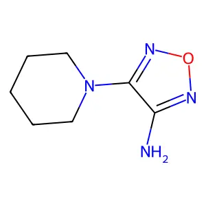 4-Piperidin-1-yl-furazan-3-ylamine structure