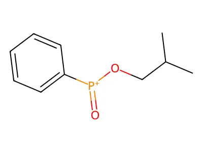 Phosphinic acid, phenyl-, isobutyl ester structure