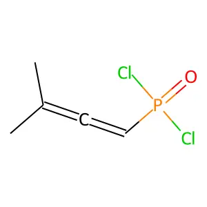 Phosphonic dichloride, (3-methyl-1,2-butadienyl)- structure