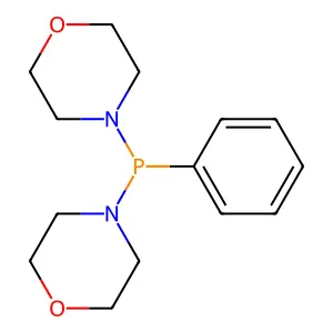 4,4'-(Phenylphosphanediyl)bis(morpholine) structure