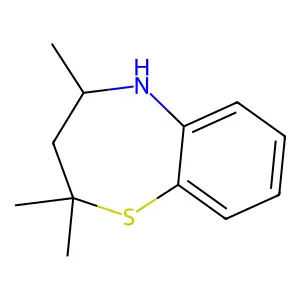 2,2,4-Trimethyl-2,3,4,5-tetrahydro-1,5-benzothiazepine structure