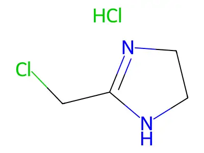 2-(chloromethyl)-4,5-dihydro-1H-imidazole structure