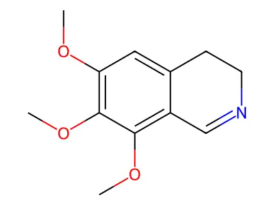 6,7,8-Trimethoxy-3,4-dihydroisoquinoline structure