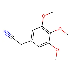 3,4,5-三甲氧基苯乙腈 structure