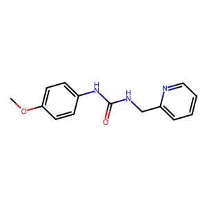 1-(4-Methoxyphenyl)-3-(pyridin-2-ylmethyl)urea structure