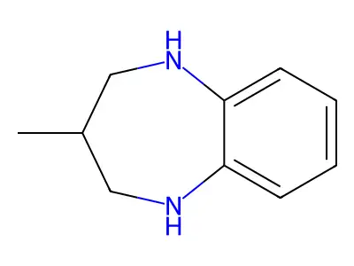 3-methyl-2,3,4,5-tetrahydro-1H-1,5-benzodiazepine structure