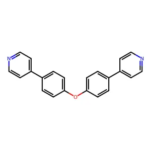 4,4'-(Oxybis(4,1-phenylene))dipyridine structure