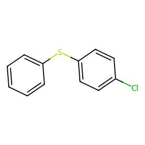 Benzene, 1-chloro-4-(phenylthio)- structure