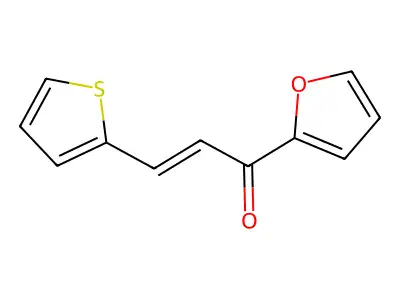 2-Propen-1-one, 1-(furanyl)-3-(thienyl)- structure