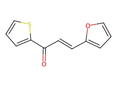 3-(Furan-2-yl)-1-(thiophen-2-yl)prop-2-en-1-one structure