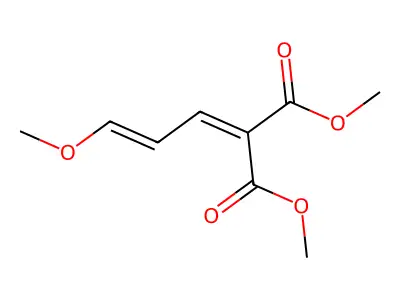 2-(3-Methoxy-allylidene)-malonic acid dimethyl ester structure
