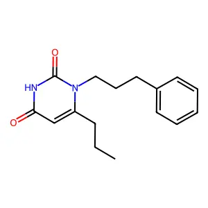 1-(3-Phenylpropyl)-6-propylpyrimidine-2,4-dione structure