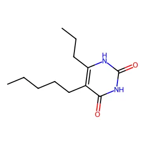 5-pentyl-6-propyl-1H-pyrimidine-2,4-dione structure