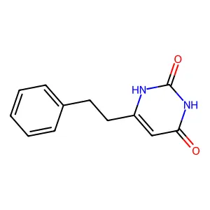 2,4(1H,3H)-Pyrimidinedione, 6-(2-phenylethyl)- structure