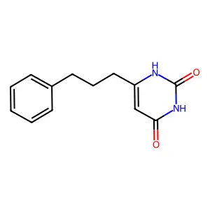6-(3-phenylpropyl)-1H-pyrimidine-2,4-dione structure