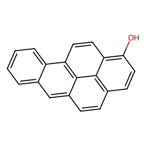 1-Hydroxybenzo(a)pyrene structure