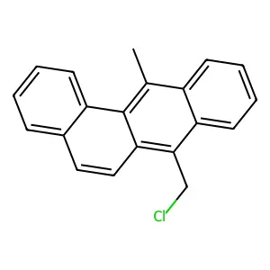 7-Chloromethyl-12-methylbenz(a)anthracene structure