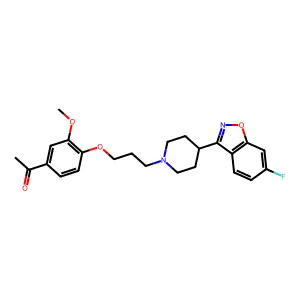 Iloperidone structure