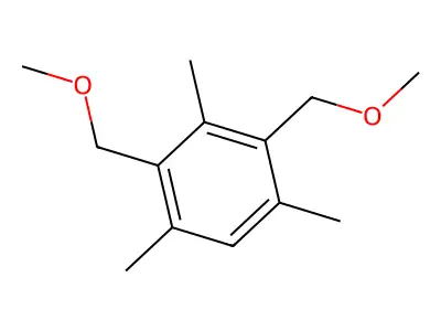 2,4-Bis(methoxymethyl)-1,3,5-trimethylbenzene structure