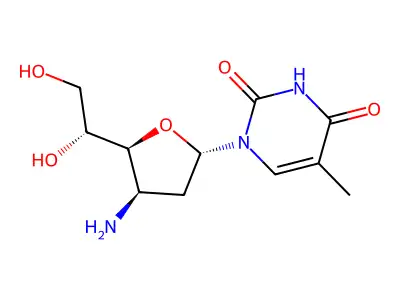 3NH-D-arab-ddT deriv. structure