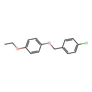 Benzene, 1-chloro-4-[(4-ethoxyphenoxy)methyl]- structure