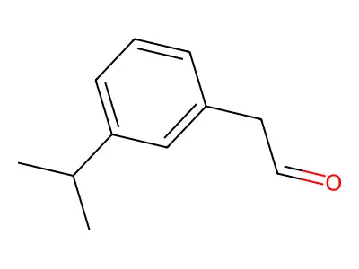 Ar-isopropylphenylacetaldehyde structure