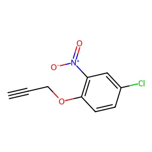Benzene, 4-chloro-2-nitro-1-(2-propynyloxy)- structure