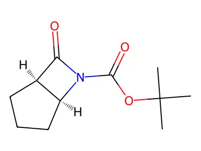 tert-Butyl 7-oxo-6-azabicyclo[3.2.0]heptane-6-carboxylate structure