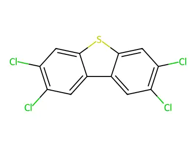 2,3,7,8-四氯二苯并噻吩 structure