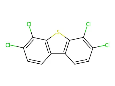 3,4,6,7-四氯二苯并噻吩 structure