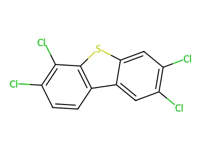 2,3,6,7-四氯二苯并噻吩 structure