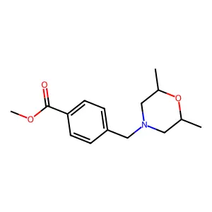 Methyl 4-((cis-2,6-dimethylmorpholin-4-yl)methyl)benzoate structure