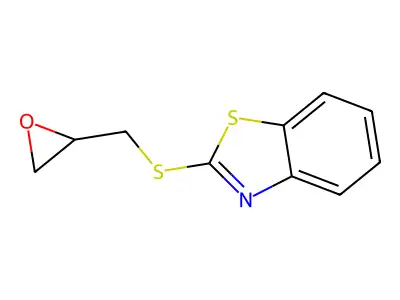 2-(Oxiran-2-ylmethylsulfanyl)-1,3-benzothiazole structure