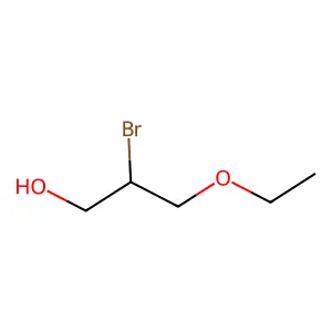 3-Ethoxy-2-bromo-1-propanol structure