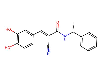 Tyrphostin B44 structure