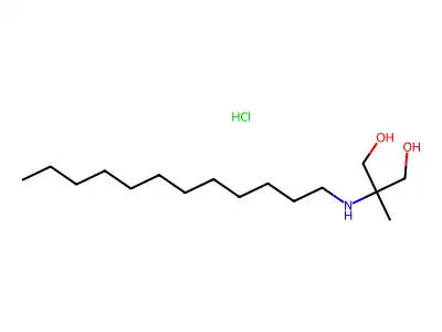 1,3-Propanediol, 2-(dodecylamino)-2-methyl-, hydrochloride structure
