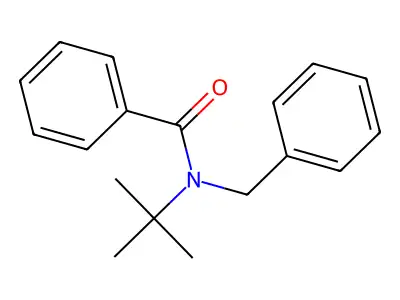 N-Benzyl-N-tert-butylbenzamide structure