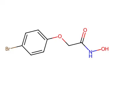 2-(4-bromophenoxy)-N-hydroxyacetamide structure