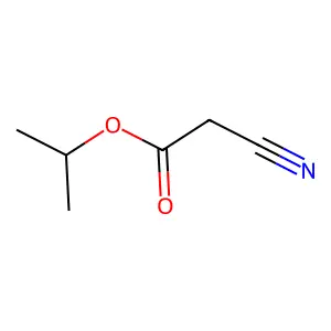 Isopropyl cyanoacetate structure