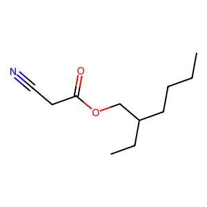 2-Ethylhexyl cyanoacetate structure