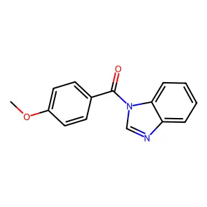 Benzoimidazol-1-YL-(4-methoxy-phenyl)-methanone structure