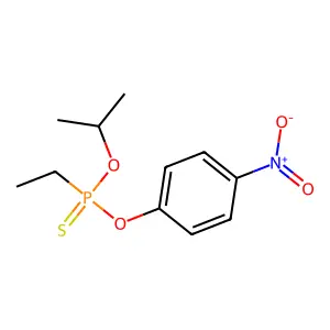 O-(4-Nitrophenyl) O-propan-2-yl ethylphosphonothioate structure